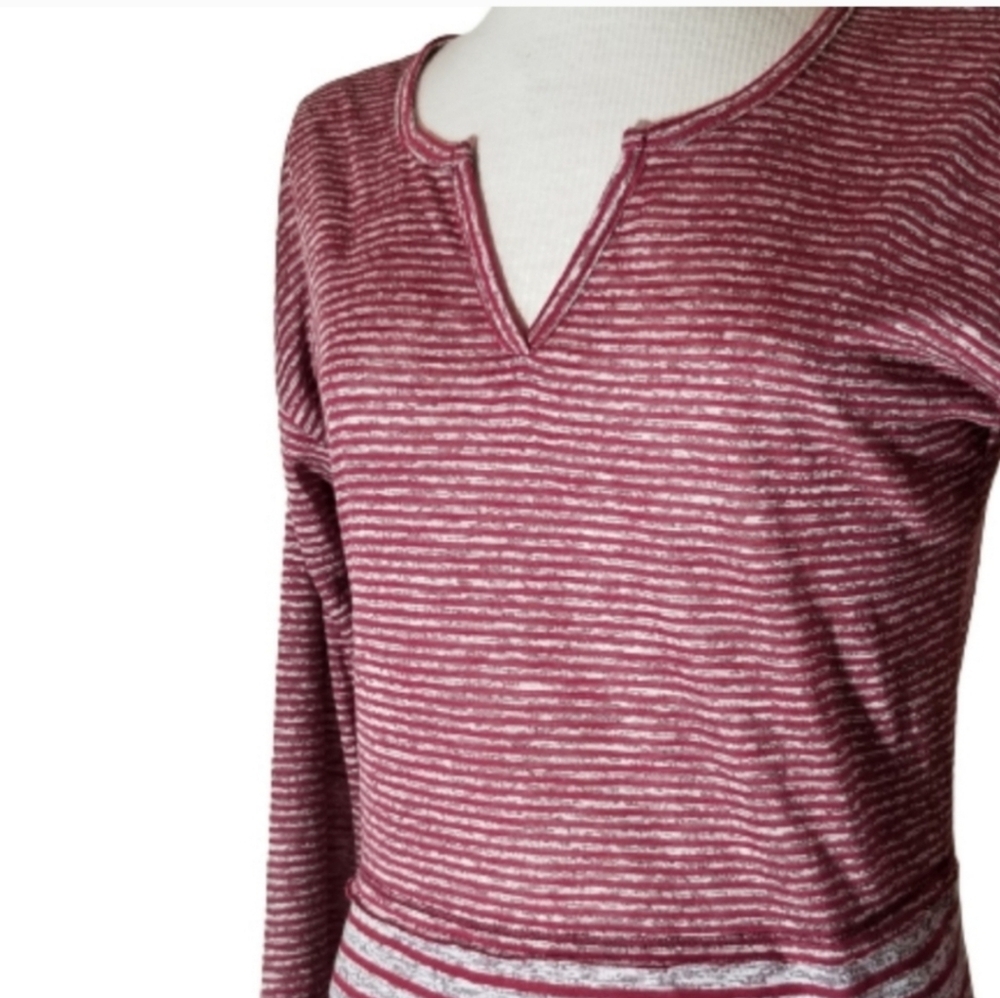 Hem & Thread 2 for $25 Shirts Burgundy Size S - Picture 3 of 13